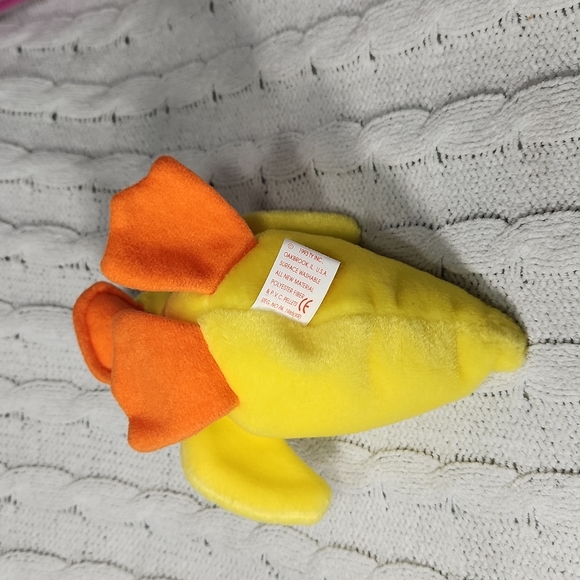 🕸Vintage Ty Beanie Baby Original Quackers The Duck P.V.C. PELLETS 1993 - Picture 5 of 11